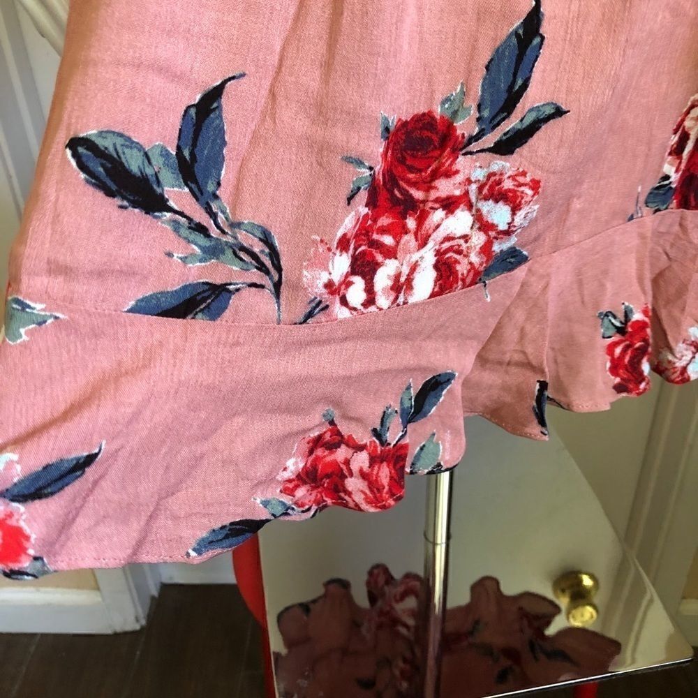 BAND OF GYPSIES Floral Boho Mini Dress.Size M - Picture 14 of 16